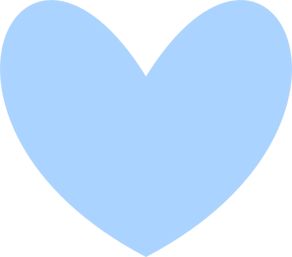 600x529 Solid Blue Heart Clip Art