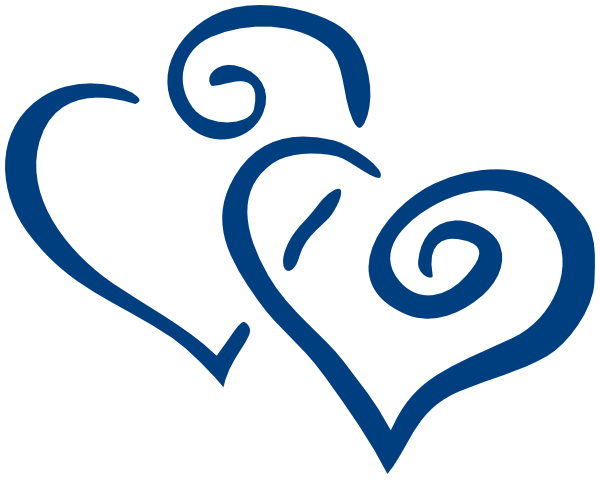 600x481 Wedding Clipart Blue Heart