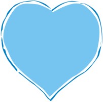 203x200 Blue Heart Clipart Clipart Panda