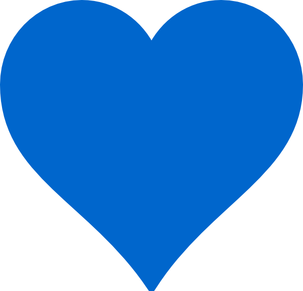 600x576 Light Blue Heart Clip Art