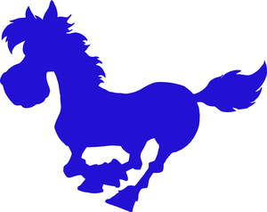 300x238 Horse Silhouette Clipart Image