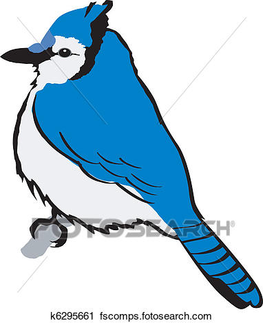 382x470 Clipart Of Blue Jay K6295661