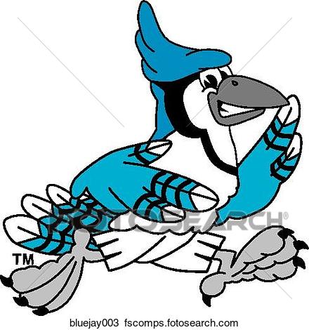 440x470 Drawing Of Blue Jay Running Bluejay003