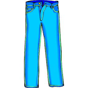 285x285 Blue Jeans Clip Art