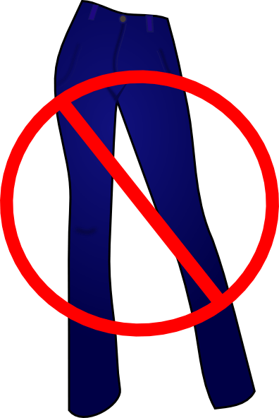 396x592 Blue Pant Cliparts 182084