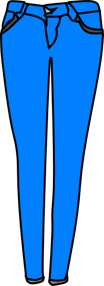 216x591 Denim Clipart Blue Jeans
