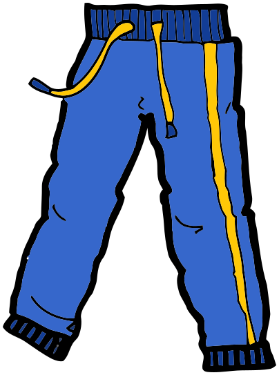 404x543 Blue Dress Clipart Blue Pants