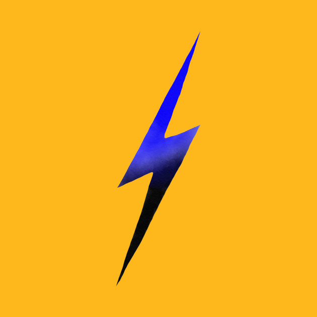 630x630 Blue And Black Lightning Bolt