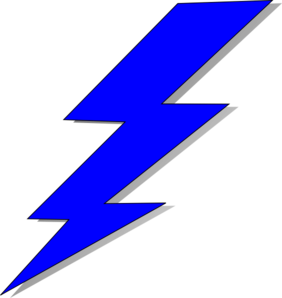 282x298 Lightening Bolt Clip Art