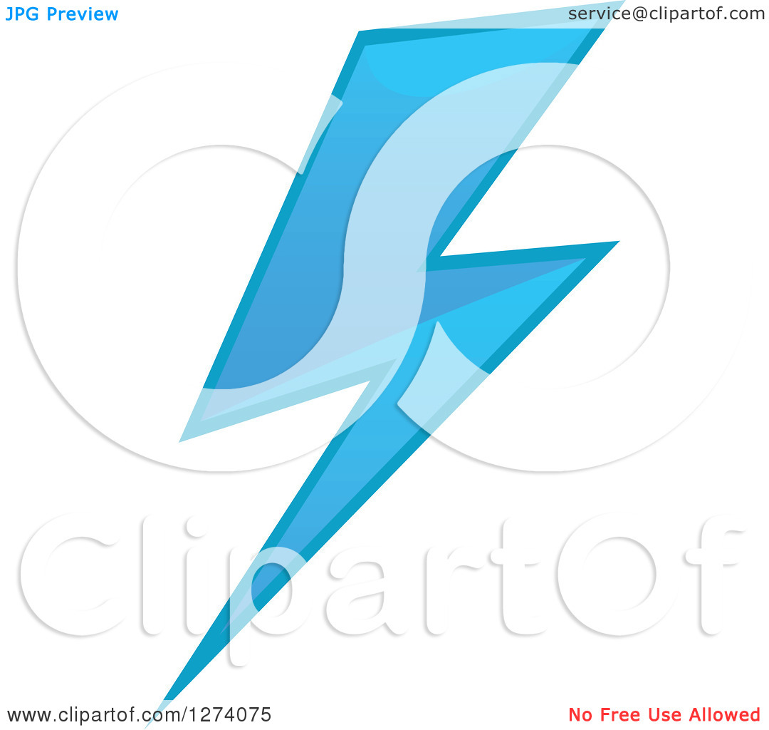1080x1024 Blue Lightning Bolt Clipart