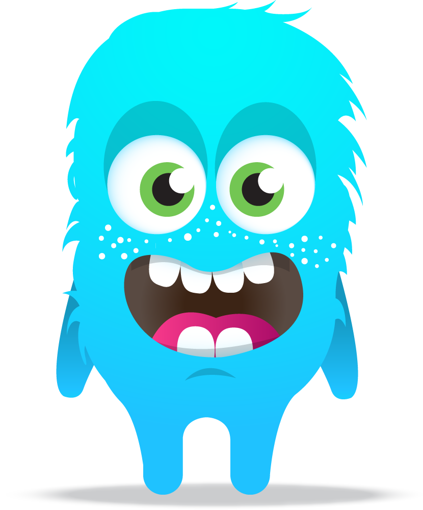 830x1000 Blue Monster Transparent Background Png Mart