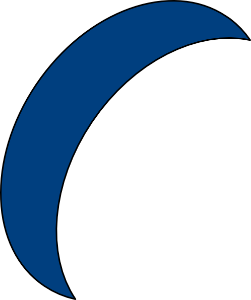 498x596 Blue Moon Clip Art