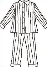 150x214 Free Pajama Clipart