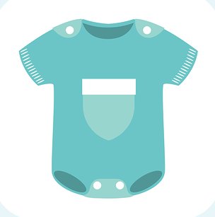 304x307 Baby Clothes Clipart