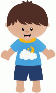 180x300 Teddy Clipart Kid Pyjamas