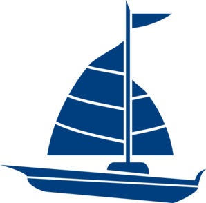 298x294 Sailboat Blue Clip Art