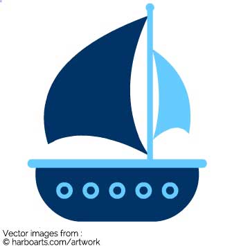 335x355 Sailboat Clipart Blue Baby