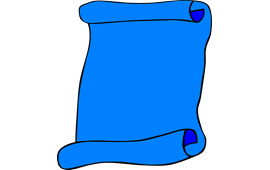 270x170 Scroll Paper Blank Blue Info Png Image Pictures