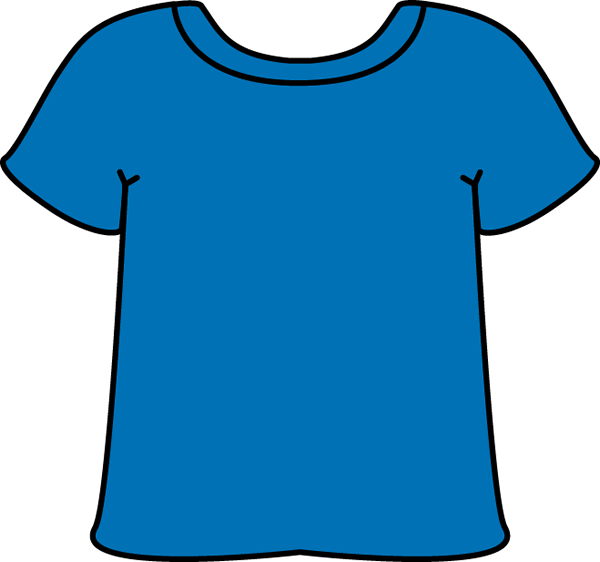 600x562 Blue Tshirt Clip Art