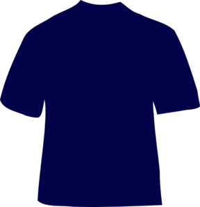 288x298 Navy Blue T Shirt Clip Art