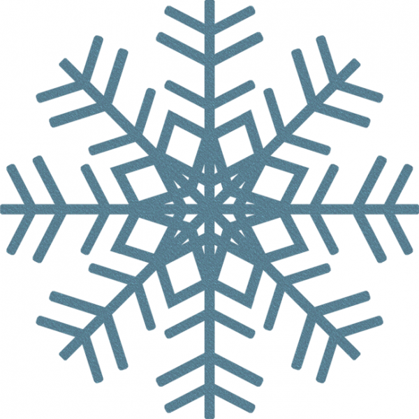 Blue Snowflake Clipart