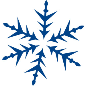 300x300 Snow Clipart Blue Snowflake