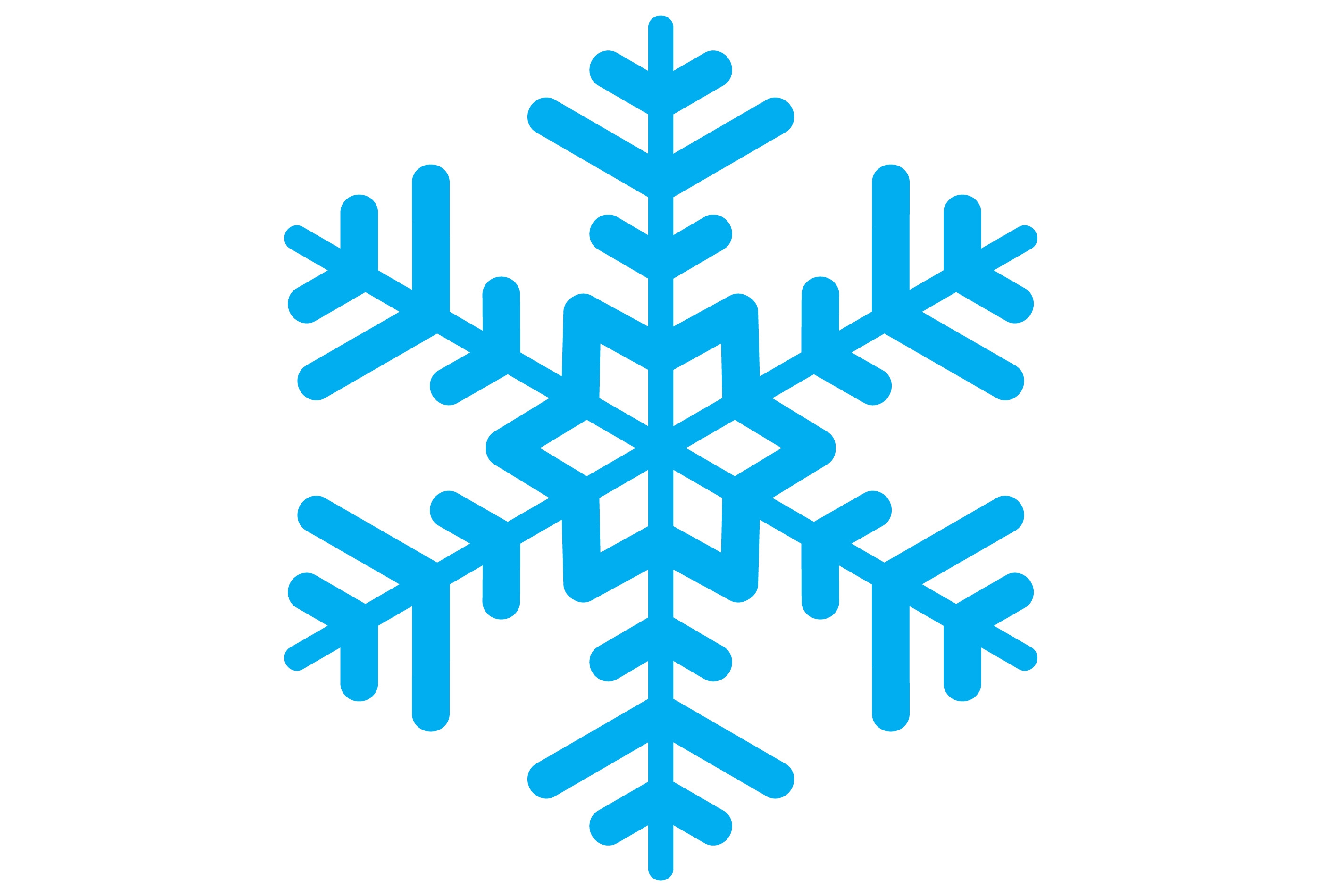 2800x1900 Snowflake Clipart Simple Snowflake