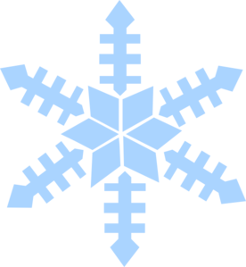 276x299 Blue Snowflake Clip Art