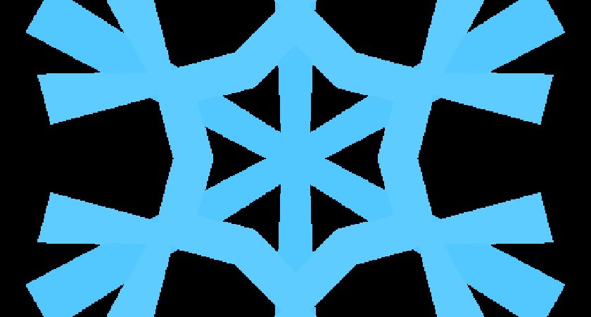 840x450 Clip Art Blue Snowflake Clipart