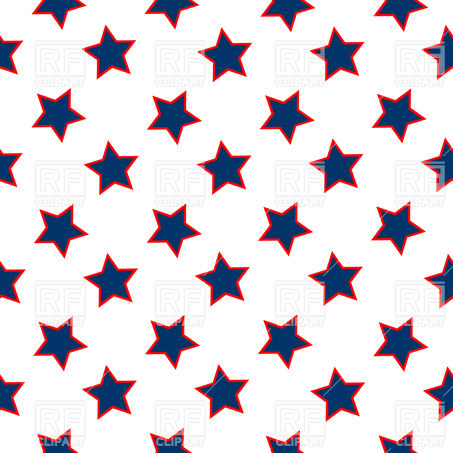 453x453 Blue Stars Seamless Background Royalty Free Vector Clip Art Image