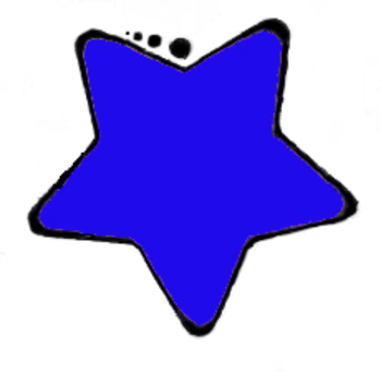 350x342 Clip Art Blue Star By Teaching To The 4th Degree Tpt