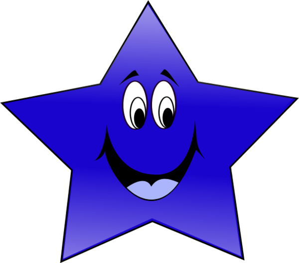600x528 Star Clipart Face