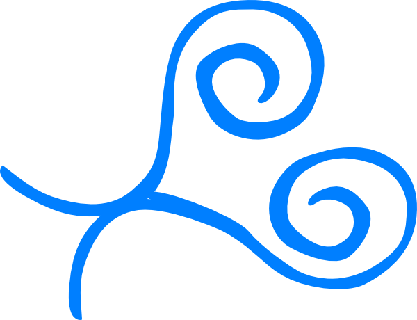 600x460 Blue Swirl Frame Top Right Corner Svg Clip Arts Download
