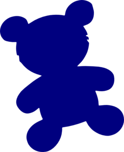 243x298 Blue Bear Clip Art