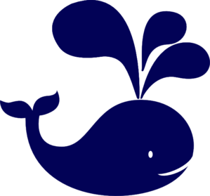 299x279 Blue Whale Clipart Baby Boy