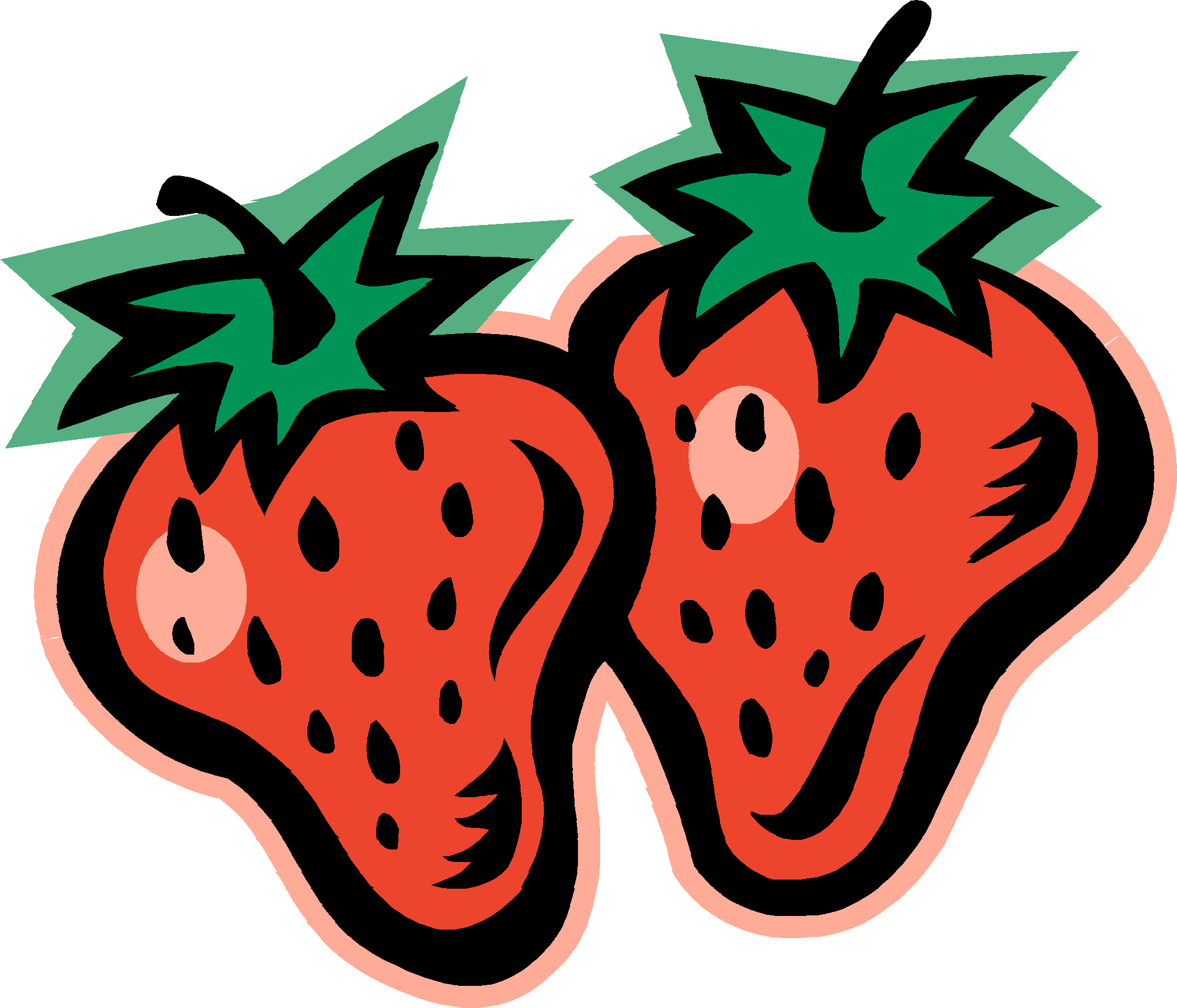 2071x1774 Blueberry Clipart Strawberry