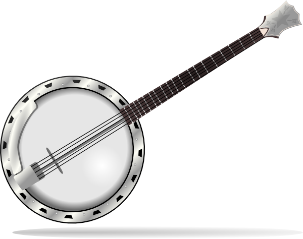 600x474 Banjo Clip Art