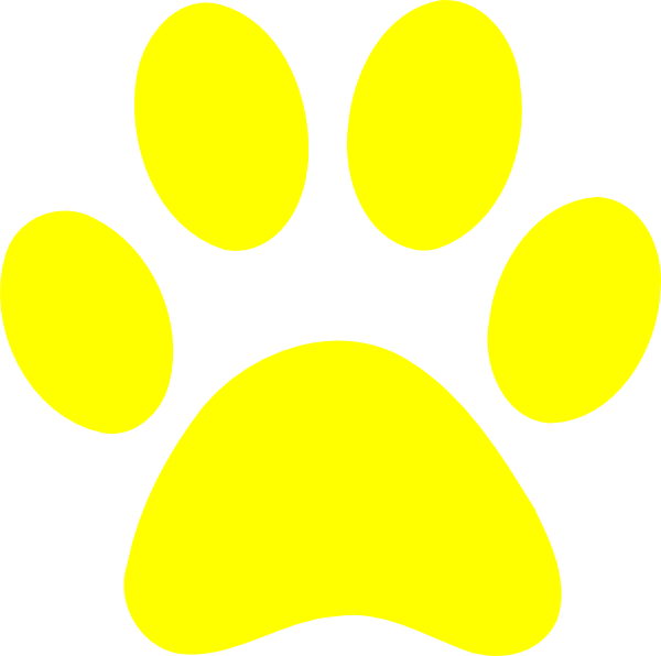 600x596 Blues Clues Yellow Paw Clip Art
