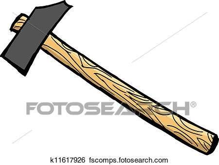 450x339 Clip Art Of Hammer K11617926