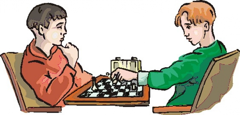 820x395 Chess Game Clipart