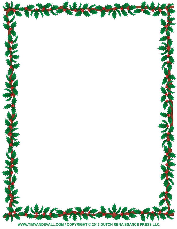 728x942 Christmas ~ Christmas Border Clipart Borders Awesome