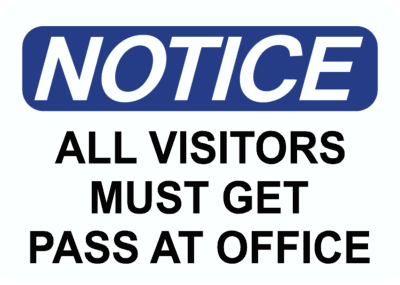 400x285 Visitor Pass Clipart