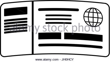 450x255 Flight Boarding Pass Icon Image Stock Vector Art Amp Illustration