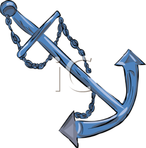 591x600 Anchor For A Boat Clipart Image Free Images