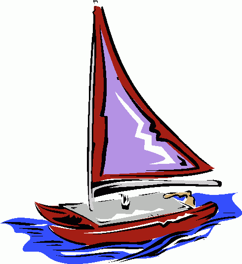 490x535 Sail Boat Clipart