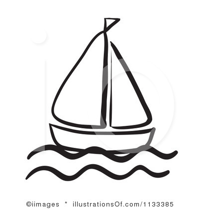 400x420 Boat Clipart Outline
