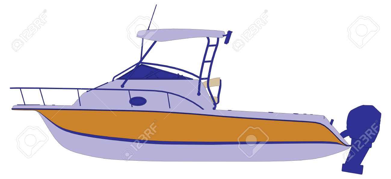 1300x597 Yacht Boat Ship Vector Silhouette Outline Royalty Free Cliparts