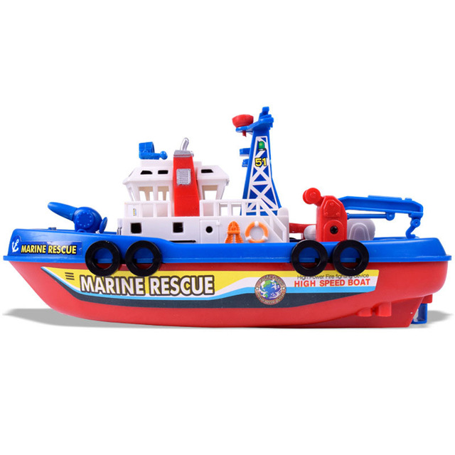 640x640 Creative Music Glowing Lights Electric Boat Ship Kids Children