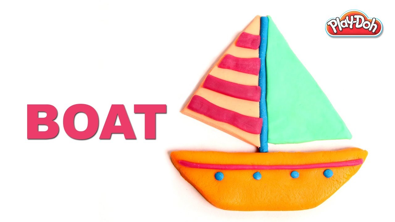 1280x720 Play Doh Boat Learn Vehicles With Play Doh For Kids Children