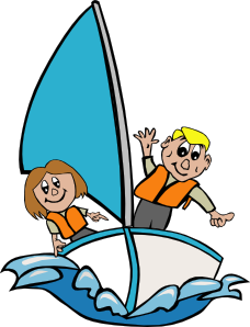 228x298 Kids Sailing Clip Art